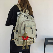 Fashion's new large-capacity double-shoulder bag 2022 Korean version of the original high school student school school school bag female junior high school student backpack male