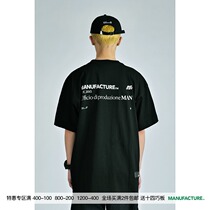 MANUFACTURE BY ATTEMPT Mann factory uniform T-shirt short sleeve T-shirt