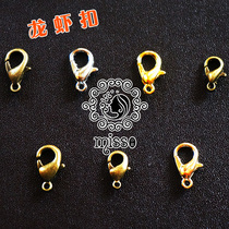 DIY vintage jewelry accessories time gem drops bronze gold silver lobster buckle