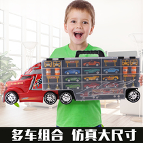 Childrens Day toy car boy alloy small car model 3-6-year-old 61 baby Puzzle Big truck