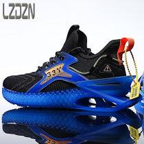 Mens shoes sports running shoes running shoes ultra-light full air cushion popcorn foam thick bottom marathon shock absorption Putian Guochao