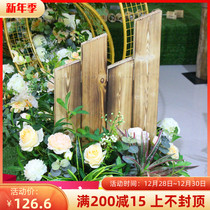 New Mori wedding props beveled road guide wooden road lead lawn wedding road guide stage stage ornaments