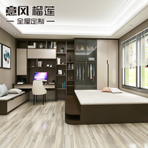 Italian style multifunctional tatami custom whole combination wardrobe bed modern simple small apartment tatami