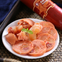 Russian beef tendon sausage Russian beef sausage large pieces of meat gluten ham sausage halal food 350g packaging