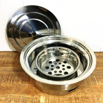 Korean Stainless Steel Carbon Oven Roast Stove Inlaid Table Stove Stainless Steel Charcoal Oven Roast Stove Commercial