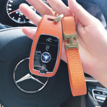  Suitable for Mercedes-Benz c260l key sleeve 20 new protective shell E-class e300l e200l buckle a200l car shell buckle bag