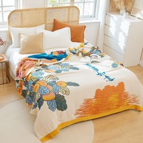 Towels are used by pure cotton summer adult thin old-fashioned gauze home with towel blankets summer cool sheets