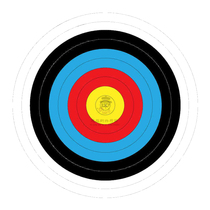 (Intended)Standard target paper 60 full ring 80 half ring 40 triple high quality paper archery equipment