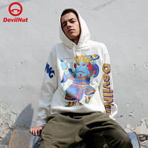 DEVIL NUT Tide brand demon men and women couples cotton long sleeve hooded pullover clothes four heavenly kings ANT