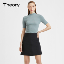 Theory 2021 new autumn winter womens wool blend A skirt L0301305