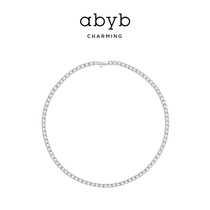 ABYBCHARMING necklace female summer design sense wish come true simple Basic Element chain tide flash diamond choker summer