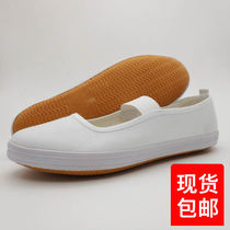 Indoor adult children parent-child kindergarten non-slip dance shoes mens and womens childrens white shoes breathable gymnastics shoes white sneakers