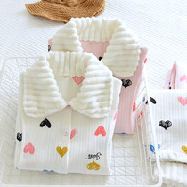 New autumn and winter cotton thickened moon clothing air layer maternal feeding breastfeeding suit set increased fattening 240kg