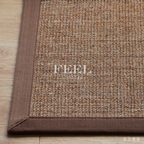 Phil Family American Cambridge Carpet Simple Living Room Tea Pads Linen Bedroom Bed Neglected Carpet Weaving Large Carpet