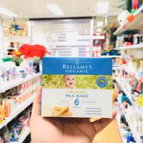 Australian Bellamys Bellamy Tooth Stick Baby Natural Grindle Biscuits Child Coveting Snack for 6 months 