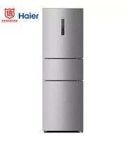 Haier refrigerator three doors 258L BCD-258WDPM dazzling silver