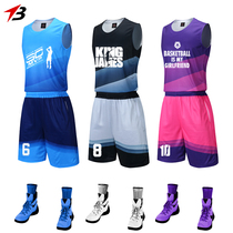 2022 New basketball clothes suit Male college students Summer competition Training sports Custom basketball clothes team uniforms women