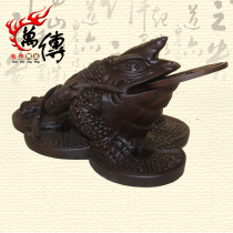 Wanchuan black sandalwood carving Golden Cicada ornaments Golden Chan mahogany crafts home accessories business gifts solid wood small