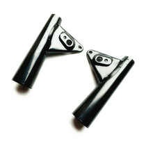 Retro two-wheeled locomotive motorcycle accessories Jialing 70JH70 light ear turn signal headlight bracket ear black plating