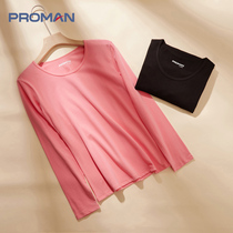 PROMAN Giants ladies combed cotton bottoming underwear single top loose cotton warm and cold winter