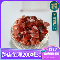 Religious items Buddha statues pagodas vase repairs manza gems for natural gemstones red south stone 0 6 yuan 1 tael