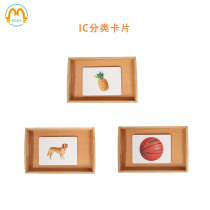 Meng Xue Education Montessori IC Class Classic Language Work Teaching Aids Set AMI Specification Classification Cards