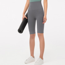 Lulu yoga five-point pants incognito nude fitness pants hip-raising thin skinny quick-drying high-waist running sports shorts