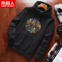 Antarctic sweaters men hooded Tide brand spring and autumn trend loose letter printing mens hoodie youth coat men