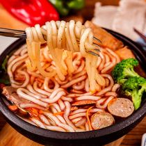 Northeast boy potato powder spicy hot and sour fans thick rice noodles sister and brother 350g * 5 bags of potato powder