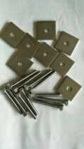 304 stainless steel increasing thickened square spacer square flat gasket curtain wall with square cushion