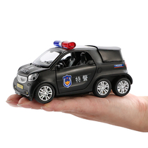 Childrens police car toy car simulation alloy model ornaments boy car toy police car model special police car