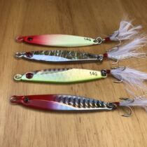 Love wave bright film 10 14 21 grams with feather Luya iron plate sequin