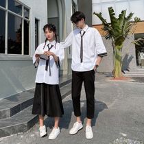 Autumn and winter class uniform School uniform suit ins Hong Kong style students Junior high school uniform College style graduation dress skirt