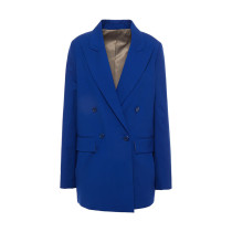 Joseph Joseph womens double-breasted Wool crepe blazer blazer blazer suit Virgin Wool