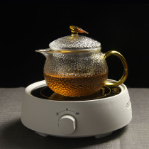Open water cooking tea glass pot high temperature resistant tea making electric pottery stove with boiling kettle can heat flowers teapot straight hot water kettle