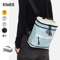 Kiwee unrows 2022 new mini sandwiches 12 inch ipad men and women double shoulder bag single shoulder inclined satchel waterproof bag