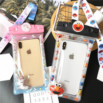  iPhoneXS max mobile phone waterproof bag cartoon Apple 6s 7 8Plus universal swimming XR snorkeling water cover