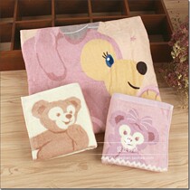 New Shelves Recommended Daily Single Pure Cotton Cut Suede Active Printed Dafi Bear Shirley Pai Cartoon Towel Bath Towels Soft