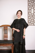 Hejin Yichun Summer High Luxury Limited Full Handmade Long Top