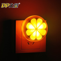 Long volume LED-405 energy-saving light control induction night light orange orange feeding breastfeeding children night bedside lamp