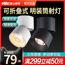 Nex Lighting led downlight spotlight ceiling foldable non-opening ceiling light background wall porch Downlight