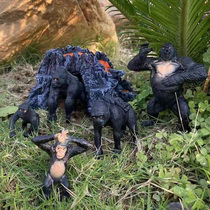 Simulated big chimpanzee animal childrens toy King Kong model wild baboon doll savage giant ape monkey ornaments