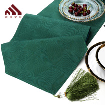 Table Flag Nordic light extravagant table minimalist modern strip cloth TV cabinet Gaib decoration cloth high-end retro tea flag cloth