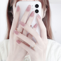 efally weargyn finished top wearable beauty meaty nail patch with autumn winter nude color nail patch meaty nail patch