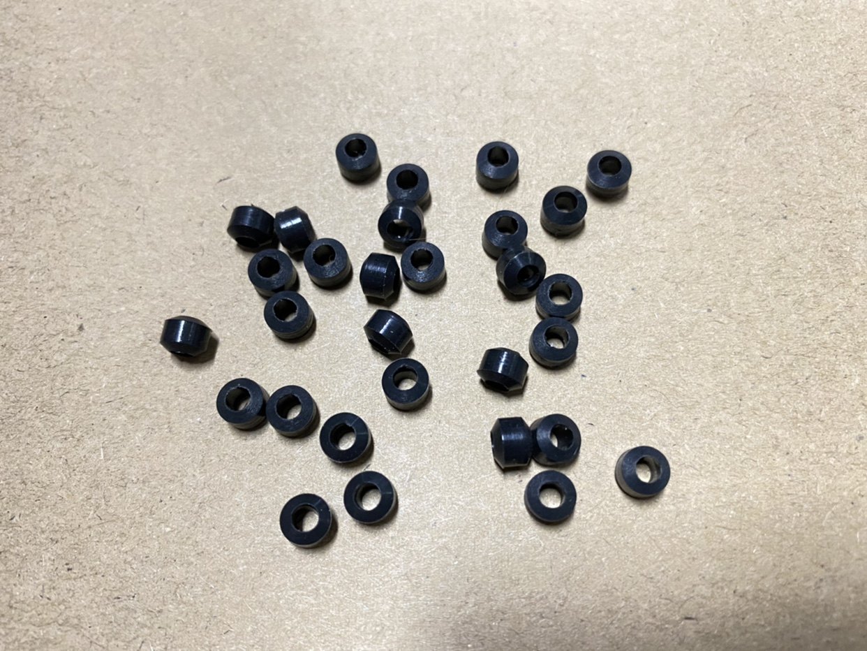 仪器配件管路橡胶英制1/8公制3mm2毫米密封圈硅胶圈密封卡箍