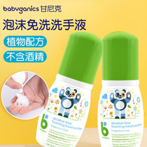 American BabyGanics Ganik Free Wash Hand Lotion Infant Child Foam Elementary School Kids Portable