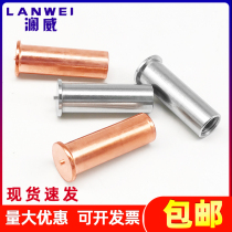 304 stainless steel internal thread spot welding screw Copper plated welding stud welding stud bolt M3M4M5M6
