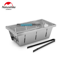 NH Mustle Stainless Steel Grill outdoor picnic household stove shelf mini charcoal grill field tools