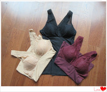 Autumn and winter foreign trade Han single new bottoming skin warm stomach waist vest no steel ring gathering chest no trace