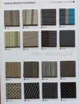 Export art PVC woven carpet PVC floor PK woven carpet Club furniture store carpet